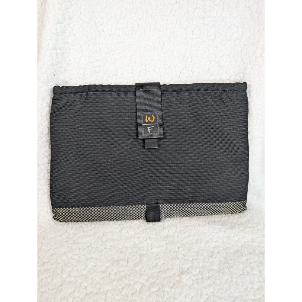 Waterfield Cargo Laptop Bag Messenger Black Checkered Made in USA San Francisco